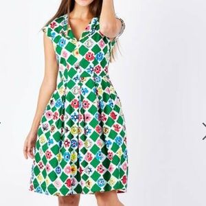 Emily and Fin Annie Dress in SquareGarden